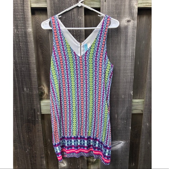 Francesca's Collections Dresses & Skirts - Patterned Francesca’s Sleeveless Dress